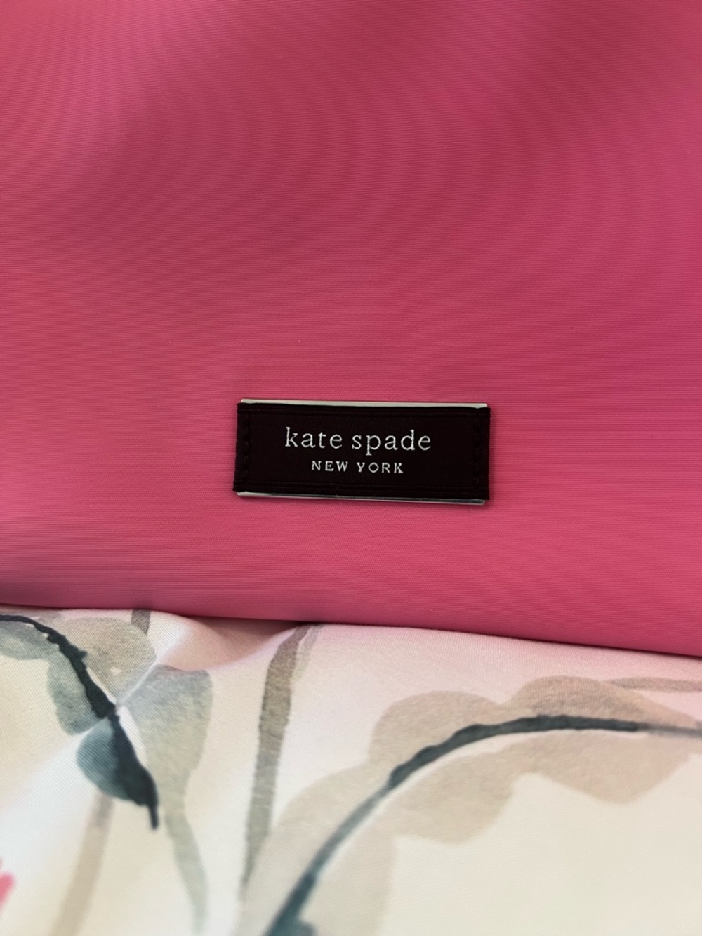 kate spade Pink Shoulder Bag Black Logo - Picture 2 of 12